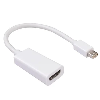 Mini DisplayPort DP Конектор HDMI-Съвместим Женски Адаптер 1080P Кабел-Конвертор За Apple Macbook Air Pro, iMac, Mac Mini
