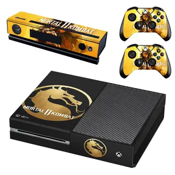 Mortal Kombat 11 Стикер на кожата Стикер Пълно Покритие За конзолата Xbox One и Kinect и 2 на контролера За Xbox One Скинове Винилови Етикети
