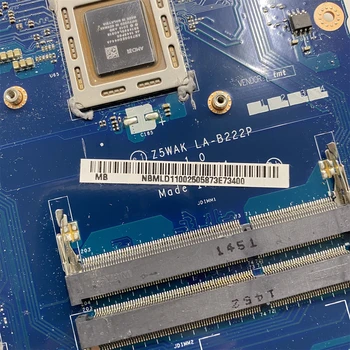 NBMLD11002 NB.MLD11.002 За Acer ASPIRE E5-551 дънна Платка на лаптоп Z5WAK LA-B222P с процесор AMD A10-7300 DDR3L тестван НОРМАЛНО