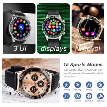Niwevol Смарт Часовници 2022 NFC Smartwatch Bluetooth Разговори Часовници За Мъже Фитнес Гривна 1,32 инча Мультиспортивный Режим На Поръчка Циферблат