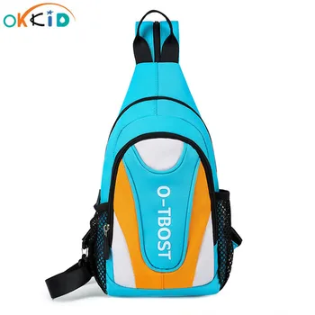 OKKID нагрудная чанта, дамски ежедневни малка спортна раница, мини чанта на рамото, улични пътни, спортни чанти през рамо за мъже, джоб за телефон