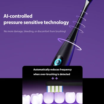 Oclean X Pro Интелигентен Звук Електрически Комплект Четка за Зъби IPX7 Ултразвукова Избелваща Четка за зъби Акумулаторна батерия Автоматична Ултразвукова Набор от Четка за Зъби