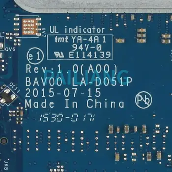 PAILIANG дънна Платка за лаптоп DELL Inspiron 5557 5457 P39F F49F P29F i5-6200U дънна Платка LA-D051P 042VN5 SR2EY DDR3 tesed