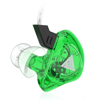 QKZ AK5 Слушалки С Тежък Бас Слушалки Hi-Fi Слушалки Желязното Управление на Музика с Bluetooth Кабел за намаляване на шума, 3,5 мм Слушалки