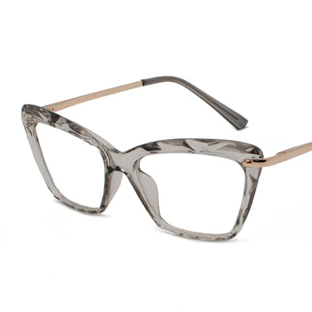 RBROVO 2021 Ретро Рамки За Очила Cateye Женски Плоските Огледални Очила Фалшиви Оптични Големи Рамки високо качество на Реколтата, Рамки За Очила
