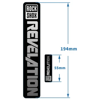 READU 2021 Rockshox REVELATION Етикети На Предния Накрайник Планински велосипед Етикети На Предната Вилката на Велосипеда Аксесоари За Велосипеди
