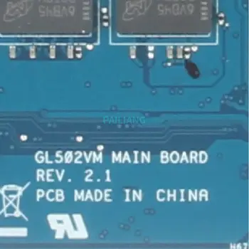 REV: 2.1 За ASUS GL502VM REV: 2,1 SR32Q i7-7700HQ N17E-G1-A1 дънна Платка дънна Платка на лаптоп DDR3 тествана е НОРМАЛНО