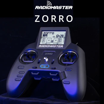 RadioMaster ЗОРО Высокочастотная дръжка Хол Мультипротоколное радио контрол JP4in1 CC2500 ELRS Стартов комплект