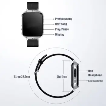 S11 8GB Часовници Син зъб Бягане Mp3 Спортни Крачкомери Музикален Плеър Без Загуба на Електронна Книга Мини Студентски Walkman Hi-Fi Слушалки С