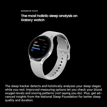 Samsung Galaxy Watch 4 Bluetooth SM-R860 40 мм NFC AMOLED Дисплей За измерване на кръвно налягане Vs R870 44 мм Умен часовник