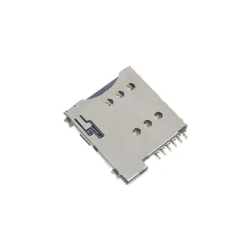 Self push слот за SIM-карти Micro SIM Държач на карта с памет адаптер за свързване на използване за GSM Модул SIM800L SIM800C