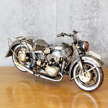Steampunk Ретро Мотоциклет Автомобил-Модел-Играчки Готина колекция от мотоциклети, Изделия Ръчна изработка Достъп До Желязната Изделия Ръчна изработка