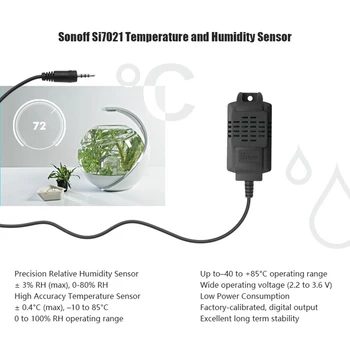 TH16 Smart Wifi Switch Мониторинг на Температура и Влажност на въздуха Безжичен Wifi Smart Switch Комплект за Автоматизация на Дома