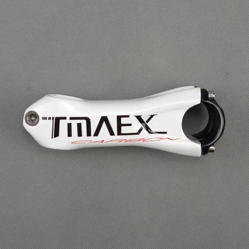 TMAEX T8000 Бял Гланц Въглеродни Влакна МТВ Велосипед Стволови 31,8 ММ Пътен Наем Въглеродни Стволови Колоездене Волан 10 Градуса