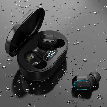 TWS Безжични Слушалки Bluetooth Слушалките С Шумопотискане Водоустойчив Led Дисплей Слушалки в ушите 3D Стерео Слушалки