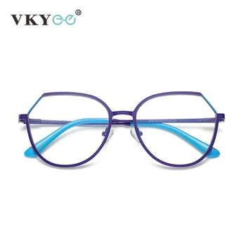 VKYEE Нов Прием на Анти Синя Светлина Очила Дамски Синя Светлина Блокер Очила Рамки Компютърни Оптични Очила за Защита на очите