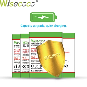 WISECOCO 4600 mah Батерия За BQ BQ-5500L BQS-5500L ADVANCE Мобилен Телефон Високо качество Батерия + Номер за проследяване