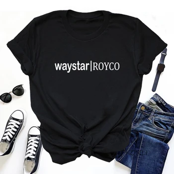 Waystar Royco Маркова Тениска Дамска Лятна Waystarroyco Приемственост Waystar Дамски тениски Harajuku Тениски С Къс Ръкав Градинска Облекло