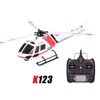 Wltoys XK K110 6CH 3D 6G Система за Дистанционно Управление на Бесщеточный Радиоуправляеми BNF Хеликоптер, без предавател K100/K120/K123/K124