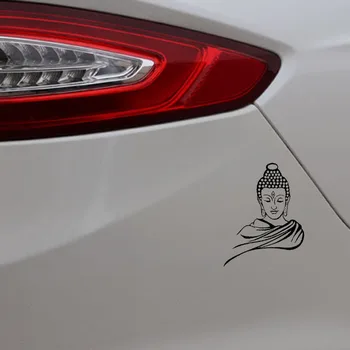 YJZT 14,2 см * 18 cm Автомобилни Стикери Vinyl Стикер Буда Религия на Будизма Медитация Черен/Сребрист C3-1522