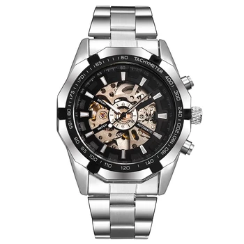 Автоматичен Часовник За Мъже На S Топ Луксозни Модни Часовници За Мъже Механичен Часовник Скелет Бизнес Часовници Relogio Мъжки Montre Relojes