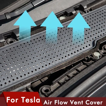 Автомобилен Въздушен Поток Вентилационна Капак За Tesla, Модел 3 За Пречистване На Входящия Въздух Филтър, Филтър На Климатика Окото На Кутията Антиблокирующий Автомобилен Аксесоар