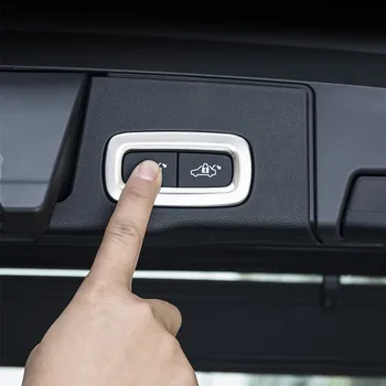 Автомобилен Стайлинг на Бутона за Превключване на Багажника Декоративна Рамка Стикер Накладки За Volvo XC60 2018-20 Управление на Задната Скоростна Модифицирани Аксесоари