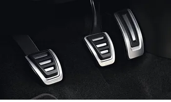 Автомобилна педал за крака Горивния Спирачка Съединител MT/AT педали за VW Golf 7 VII GTi MK7 Seat Leon Octavia A7 Rapid Audi A3 8V Passat VIII
