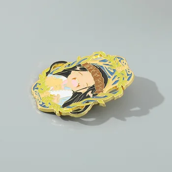 Аниме на твоята Вечност Fushi Cosplay Подпори Метална Икона на Жени в Ревера Брошка от сплав Аксесоари за Раницата