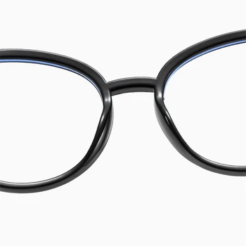 Анти-Сини лъчи Котешко око Очила По Рецепта за късоглед TR90 Компютърни Оптични Очила за късогледство от 0 -0,5 -0,75 До -6,0