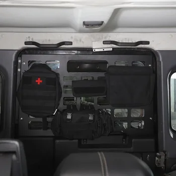 Багажник Багажника Поддържа За Land Rover Defender 2004-2022 Автомобилна закачалка за Чанти Задна Врата Багажник Чанта За Съхранение на Рафт Автомобилни Аксесоари