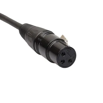 Балансиран XLR Кабел между мъжете и Жените M/ F аудио кабел OFC Екраниран За Микрофонного Миксер 30 см смесител кабел за микрофон xlr