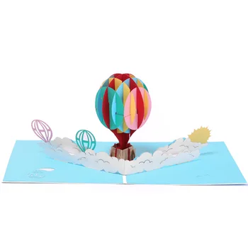 Балон 3D Изскачащи Поздравителни Картички за Свети Валентин, Пожелания за Рожден Ден, Креативни Подаръци За Годишнина от Сватба с Конвертами c2812