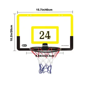 Баскетболното Пръстен Монтиране На Стена Баскетболното Пръстен Набор От Удар Безплатно Мини Баскетболно Дъска Играчки За Игри Вратата Деца, Тийнейджъри, Възрастни