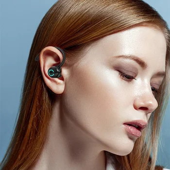 Безжични Bluetooth Слушалки, Мини Спортни със Защита От Загуба на Музикален Разговор Скрити Тапи За Уши Bluetooth Слушалки с Микрофон