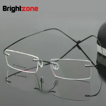 Бестселър на едно перо светлина гъвкав BN без рамки без винт 6g бета чист титан рамки за очила марка оптични рамки за очила очила
