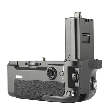 Вертикална батарейная дръжка Meike MK-A7RIV за фотоапарат Sony a7riv a7iv a9ii работи с батерия NP-FZ100