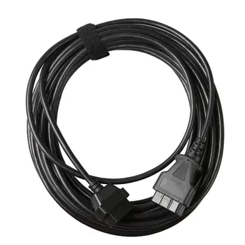 Висок клас 10-метров OBD2 16PIN Plug-изход 16-ПИНОВ Щепсел-изход 10 м OBDII удлинительный кабел Автоматично диагностичен кабел