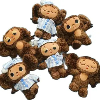 Висококачествена играчка плюшен чебурашка, големи очи маймуни с дрехи, кукла, Русия, Аниме, дете, сън, успокояваща кукла, детски играчки за деца