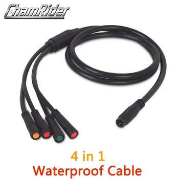 Водоустойчив кабел за электровелосипеда Julet 1-4 основния кабел Аксесоари за свободни стаи