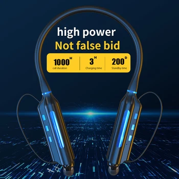 Възпроизвеждане на 1000h Безжични Слушалки TWS Спортни Bluetooth Слушалки Hi-Fi основната част Водоустойчиви Слушалки Тапи За Ушите С Микрофон 10000 ма Батерия