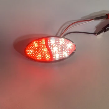 Габаритни Светлини на Ремаркето Водоустойчива LED Странични Габаритни Светлини на Ремаркето Овални Ходови Светлини на Ремаркето за Товарни Автомобили Аксесоари