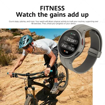 Глобалната версия на Samsung Galaxy Watch 5 Pro 45 мм R920 Умен часовник Сапфир Кристал Дисплей Измерване на Кръвното налягане, ЕКГ Фитнес Часовник