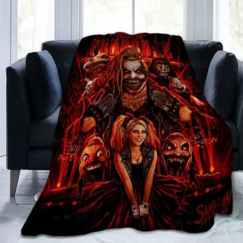 Дяволи отхвърлят Завръщането на Живите Мъртви Дяволът и Алекс Bliss Демон Филм на Ужасите Фланелевое одеяло От Ho Me Pipi За домашен декор