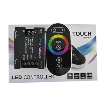 Един-цветен/CCT/RGB Led Лента Контролер RFTouch Дистанционно Слаби Регулиране на Яркостта DC12V/24 за 3528 smd 5050 COB CCT RGB Светлинна Лента