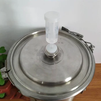 Еднопосочен Клапан Ферментация На Приготвяне На Вино, Пластмасов Въздушен Замък На Изпускателния Клапан Лунна Светлина Бъчва Инструмент