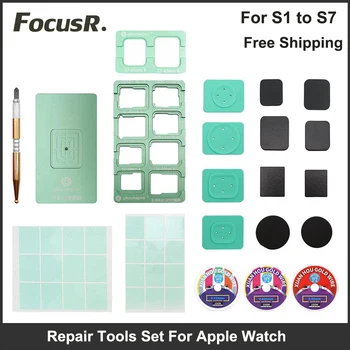 За Apple Watch S1 S2 S3 S4 S5 S6 S7 LCD Сензорен Дисплей Стъкло Набор от Инструменти За Ремонт на Засмукване Разделительный Подложка За Ламиниране Выравнивающая Форма
