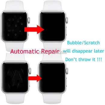 За Apple Watch Series 8 7 6 5 4 3 2 SE SE2 41 мм 45 мм 40 мм 44 мм 42 мм Ултра прозрачна Тънка мека защитно фолио от TPU-не стъкло