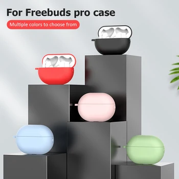 За Huawei Freebuds Pro Калъф Цвят на Карамел Мек Силиконов Защитен Калъф За Freebuds Pro Калъф с Твърди PC Bluetooth Слушалки, Калъфи