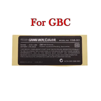 За Nintendo Game Boy Имат Подмяна на MGB-001 Информация За Модели на Стикер За GBP GBA GBC, GBA SP 001 101 Издател на Япония